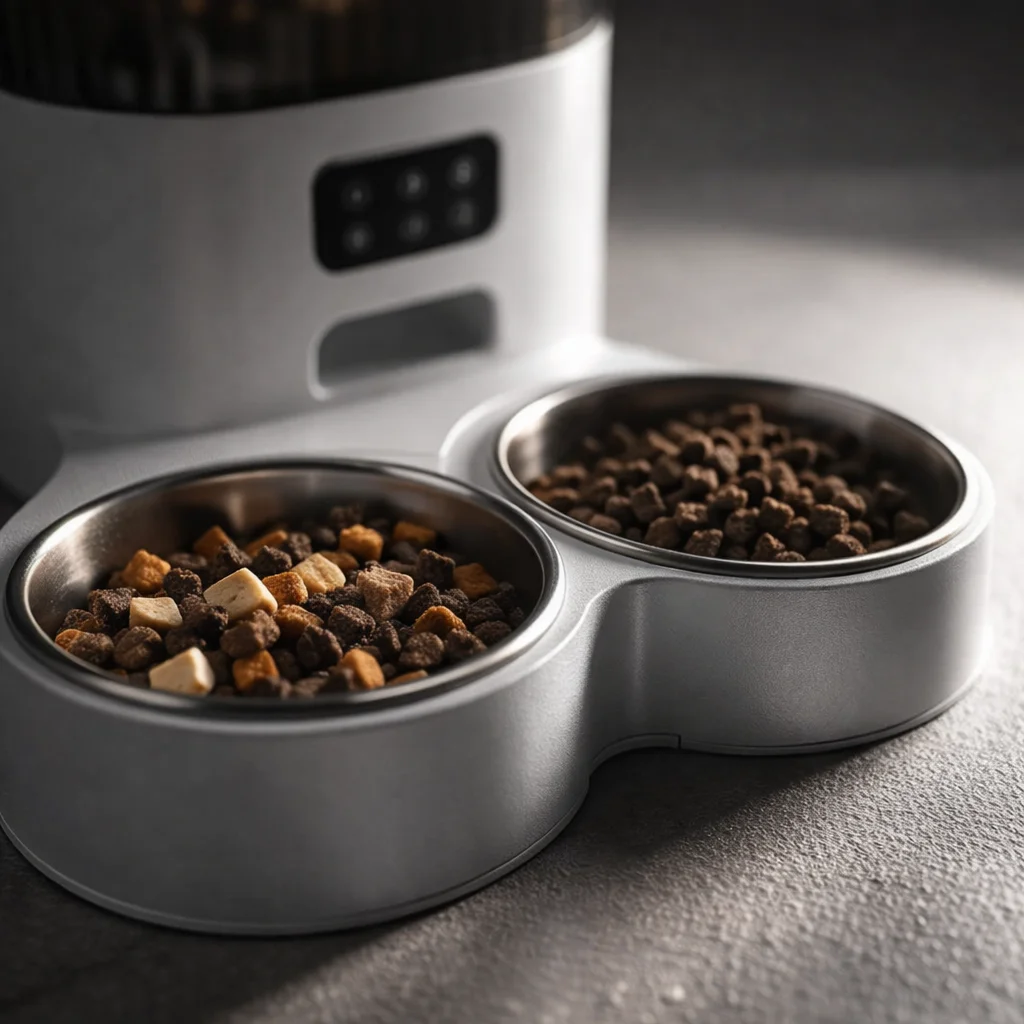 Automatic Pet Feeder WiFi Camera with Smart Dispenser - detail view