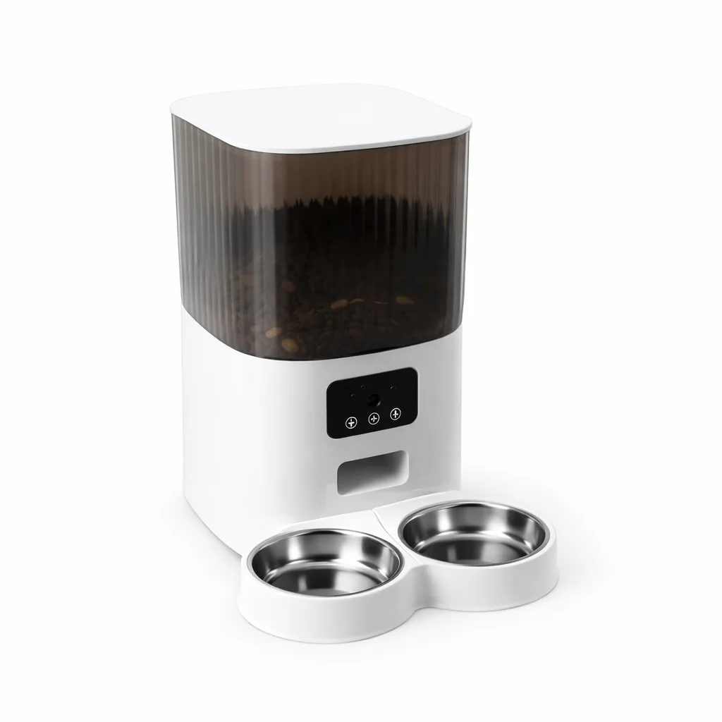 Automatic Pet Feeder WiFi Camera with Smart Dispenser - studio view